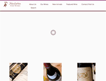 Tablet Screenshot of manhattanfinewines.com